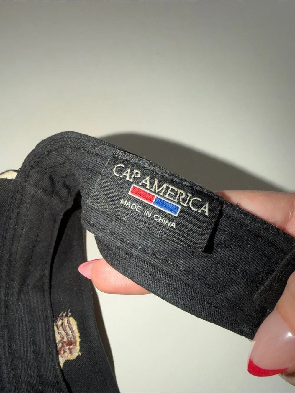 Men's Black Visor with Panera Bread Embroidered Crest